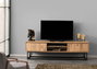 Hanah Home Belinda 180 Soporte de TV Negro y Pino